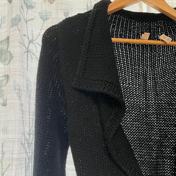 Long Knit Wool Coat - Picture 7 of 11